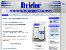 Tablet Screenshot of driclor.eu